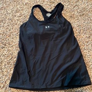 Under armor tank with building bra
